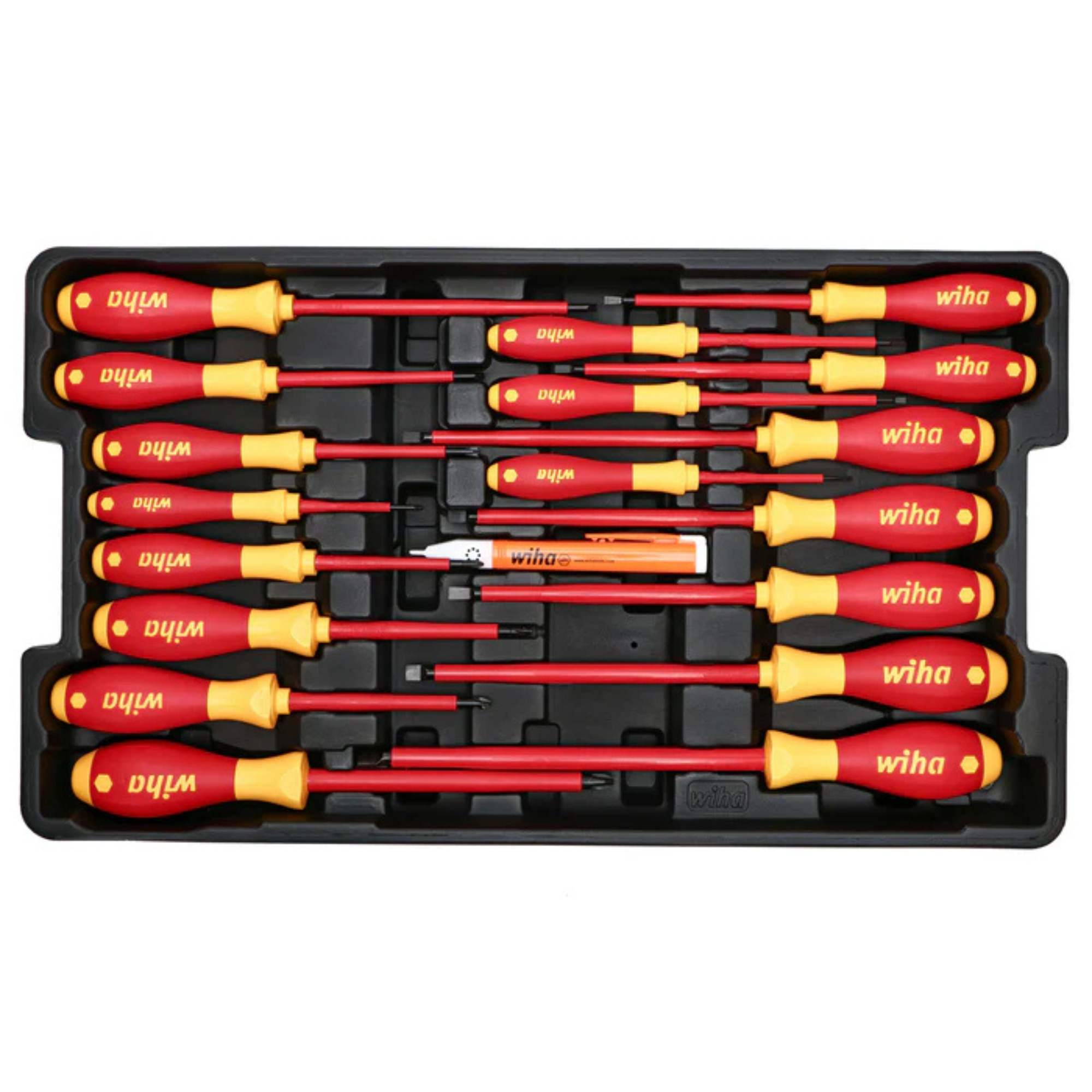 Wiha Tools 80 Piece Master Electrician's Insulated Tools Set in Rolling Hard Case from Columbia Safety